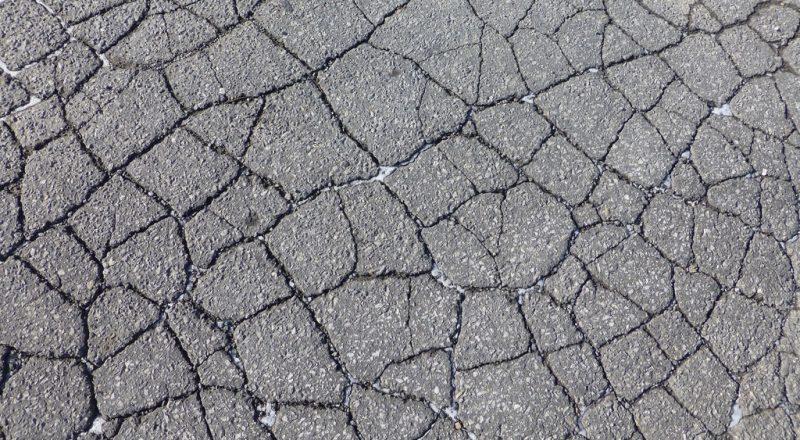 fix cracked asphalt